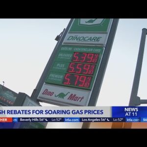 Cash rebates for soaring gas prices