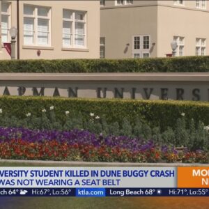 Chapman University student killed in Dune buggy crash