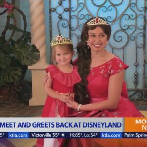 Character meet and greets are back at Disneyland