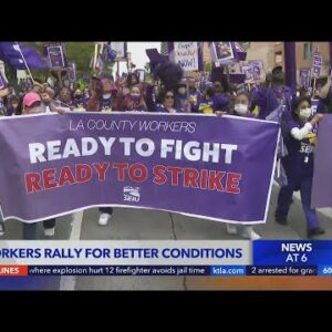 County employees prepared to strike