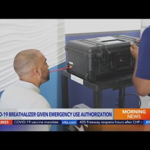 COVID breathalizer gets emergency use authorization