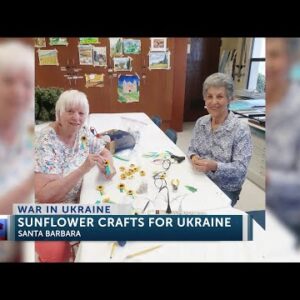 Crafters' crocheted sunflowers help Direct Relief's efforts in Ukraine