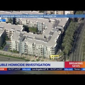 Double homicide investigation underway in Anaheim