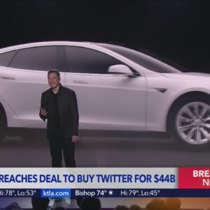 Elon Musk reaches deal to buy Twitter for $44B