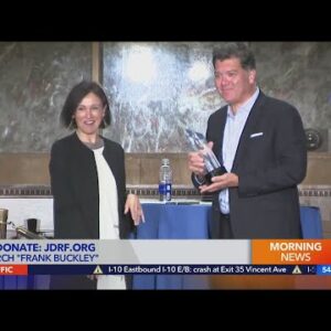 Frank Buckley named ‘T1D Champion’ at JDRF gala