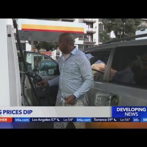 Gas prices fall slightly in SoCal
