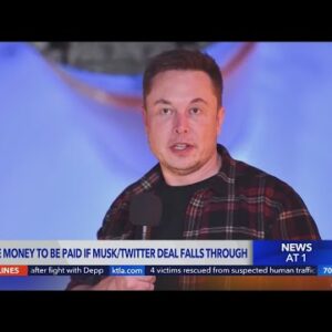 Huge money to be paid if Musk/Twitter deal falls through