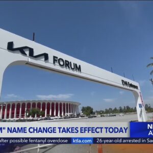 Inglewood's Forum officially becomes the 'Kia Forum'