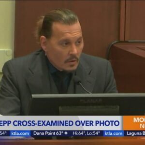 Johnny Depp cross-examined over photo