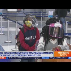Judge overturns transportation mask mandate