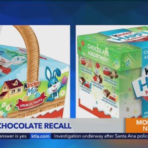 Kinder chocolate recalled