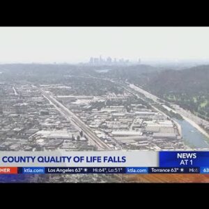L.A. County quality of life falls