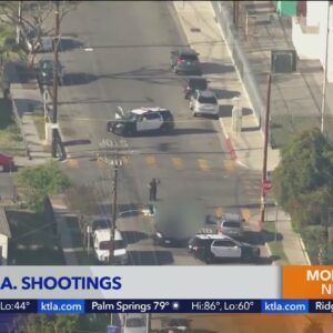 LAPD addresses spike in shootings