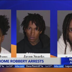 LAPD arrests three for alleged follow-home robberies