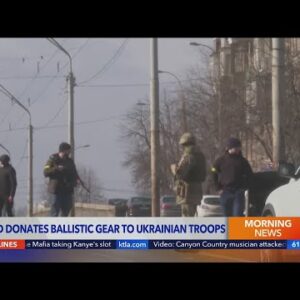 LAPD donates ballistic gear to Ukrainian troops