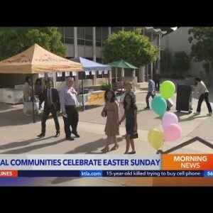 Local communities celebrate Easter Sunday