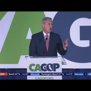 McCarthy addresses California Republicans at Anaheim GOP convention