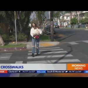 Mystery crosswalks appear in East Hollywood