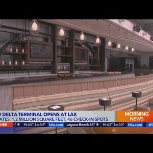 New Delta terminal with outdoor deck opens at LAX