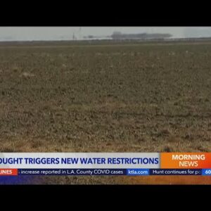 Millions of Californians facing water restrictions due to persistent drought