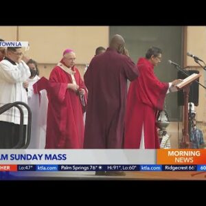 Palm Sunday Mass in Los Angeles