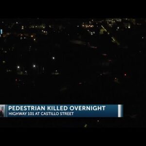 Pedestrian killed in overnight collision on 101 in Santa Barbara