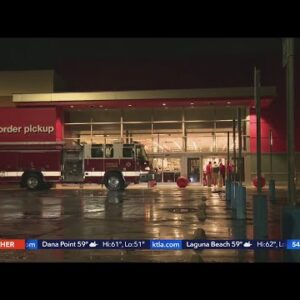 Roof collapses at Target store in Alhambra amid heavy rain