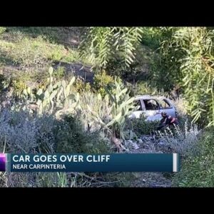 Carpinteria-Summerland Fire crews rescue patient from vehicle over cliff