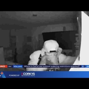 San Bernardino burglar caught on cam
