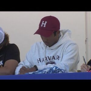San Marcos hosts spring Signing Day event for seven student-athletes