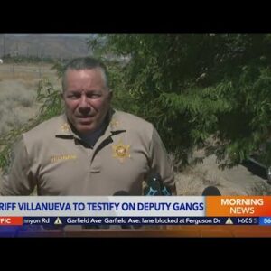 Sheriff Villanueva to testify on deputy gangs