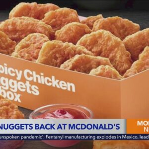 Spicy McNuggets are back at McDonald's