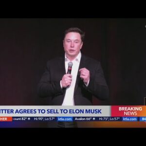 Twitter agrees to sell to Elon Musk