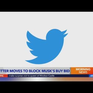 Twitter moves to block Musk's buy bid
