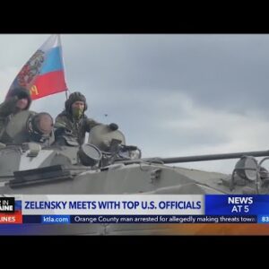 US officials visit Ukraine as Zelenskyy pushes for more arms