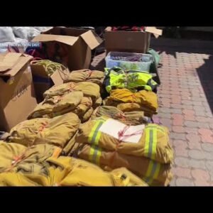 Central Coast and southern California firefighters rally together to collect donations for ...