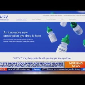 Vuity eye drops could replace reading glasses