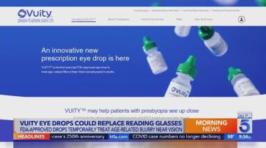 Vuity eye drops could replace reading glasses