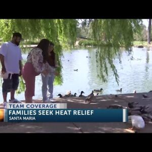 Waller Park attracts Santa Maria residents during heat wave