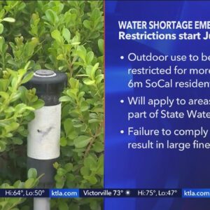 Water restrictions in 3 SoCal counties start June 1