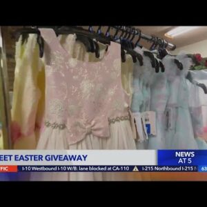 Watts woman helps kids dress up for Easter