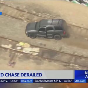 Wild pursuit, standoff ends peacefully in Boyle Heights