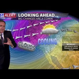 Ilya Neyman Weather Look Ahead To Next Week's Weather (May 4th 11PM newscast)