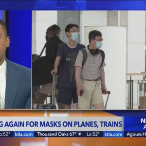 CDC officials restate recommendation for masks on planes, trains and buses