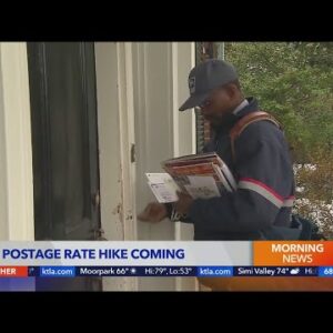 A big postal rate hike is coming
