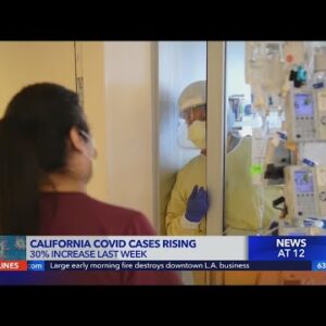 CA COVID cases on the rise again