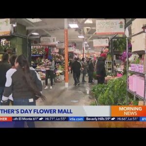 California Flower Mall open for Mother's Day