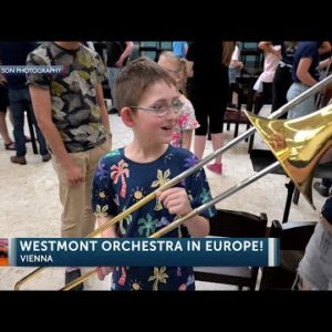 Westmont College orchestra travels around Europe, played for school of the blind