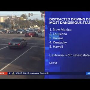 Deadly or safe? Find out where California lands on distracted driving list