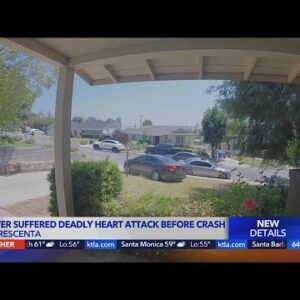 Driver in La Crescenta crash had heart attack, family says